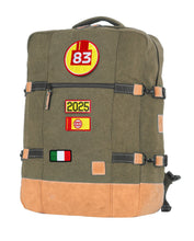 Charger l&#39;image dans la galerie, Sac de Voyage Cabine 24H - Kaki, Personnalisable et Chic en Coton avec Patch - LÉGENDE

