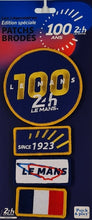 Charger l&#39;image dans la galerie, 24H LEGENDE - 4 patchs brodés 100 ans - Exclusivité
