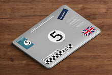 Load the image into the gallery, &lt;transcy&gt;24H LEGENDE - Pack of 5 repositionable sticker sheets - 1959&lt;/transcy&gt;
