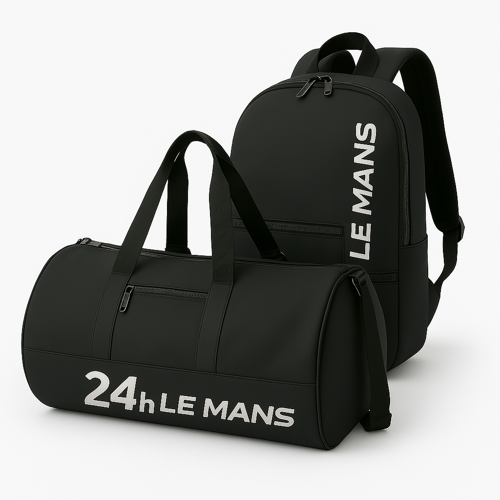 Pack Sac à dos + sac de voyage (+ Trousse de toilette OFFERTE) 24h du Mans Performance - Noir