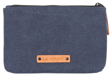 Charger l&#39;image dans la galerie, 24H LEGENDE - Pochette trousse - 22x15 cm - Coton - Bleu
