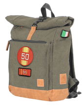 Charger l&#39;image dans la galerie, Sac à Dos Tendance 24H - Kaki, Personnalisable et Confortable avec Patch - LÉGENDE
