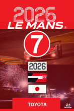 Charger l'image dans la galerie, Pack de 4 patchs brodés Toyota 2026 – personnalisation LÉGENDE
