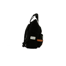 Charger l&#39;image dans la galerie, 24H LE MANS CLASSIC - Grand sac à dos avec patch - Coton - Noir
