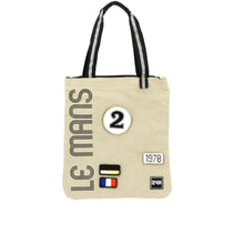 Charger l&#39;image dans la galerie, 24H LEGENDE - Sac shopper beige avec patch brodé
