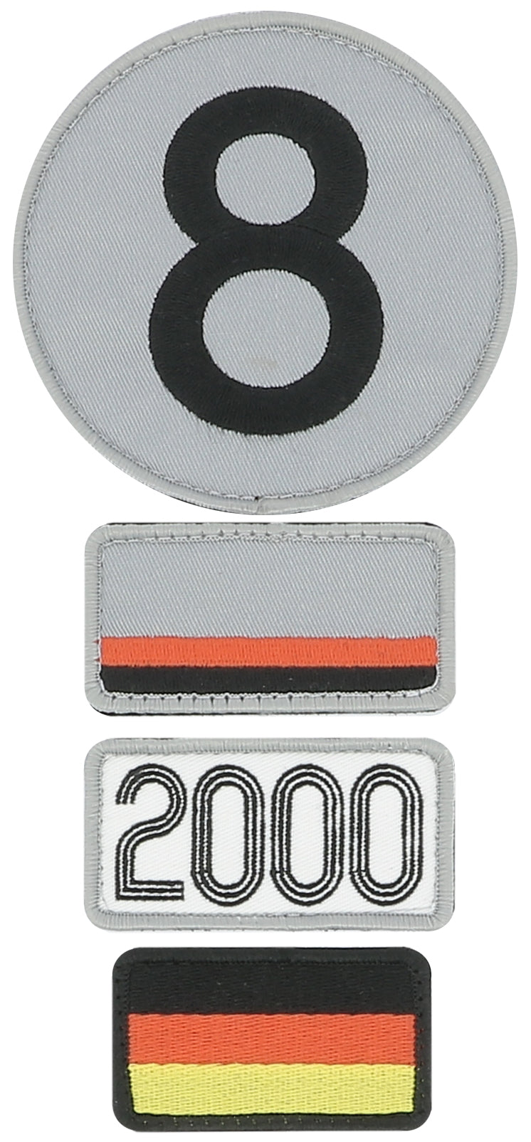 24H LEGENDE - 4 patchs brodés 2000 - Victoire Audi