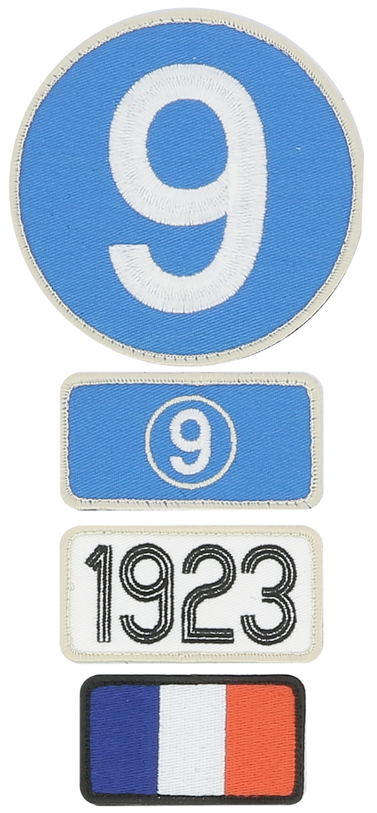24H LEGENDE - 4 patchs brodés 1923 - Victoire Chenard & Walcker