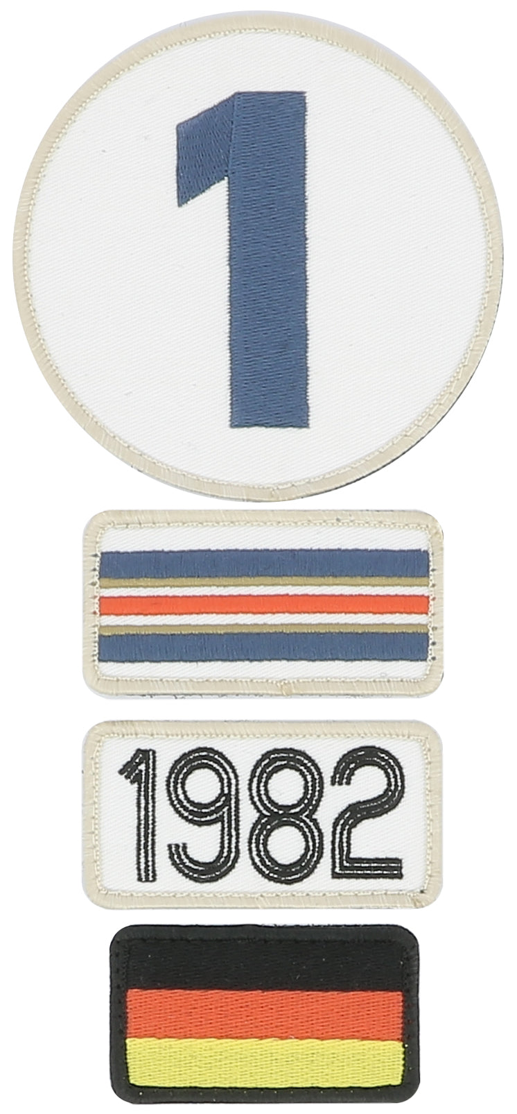 24H LEGENDE - 4 patchs brodés 1982- Victoire Porsche